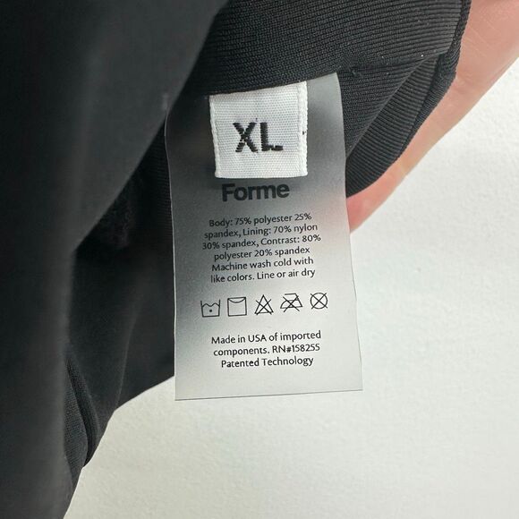 Forme Women’s Black Size XL Revive Bra Back/Shoulder Posture Correcting - Picture 5 of 12